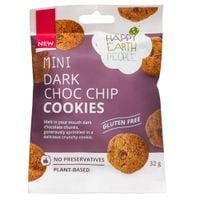 Happy Earth People Mini Dark Choc Chip Cookies